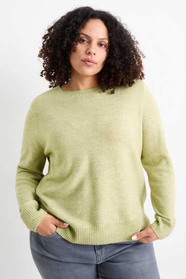 Kobiety - Sweter - miętowa zieleń