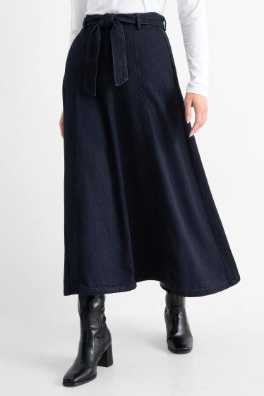 Damen - Jeansrock - dunkelblau