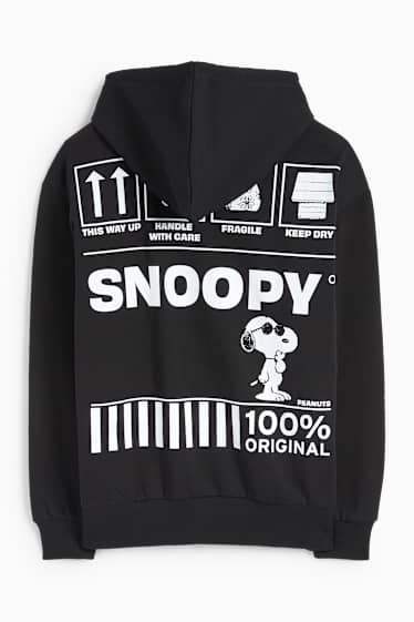 Herren - Hoodie - Snoopy - schwarz