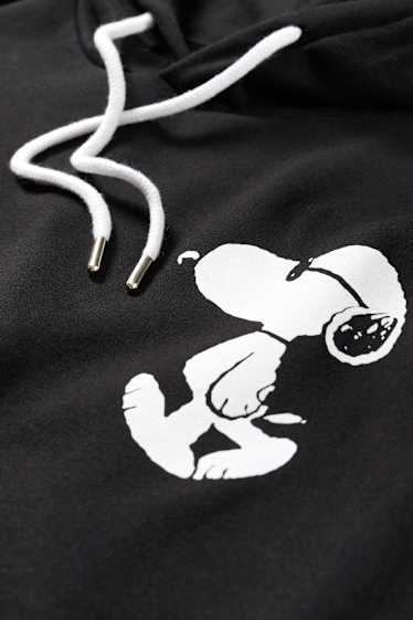 Herren - Hoodie - Snoopy - schwarz