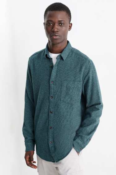 Herren - Hemd - Regular Fit - Kent - grün