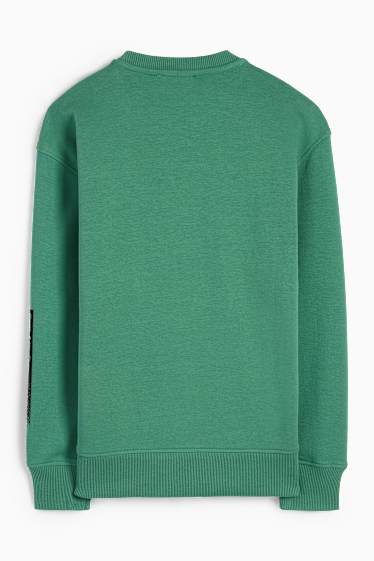 Kinder Jungen - Skater - Sweatshirt - grün