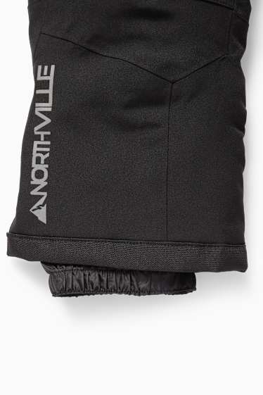 Enfants garçons - Pantalon de ski - imperméable - noir