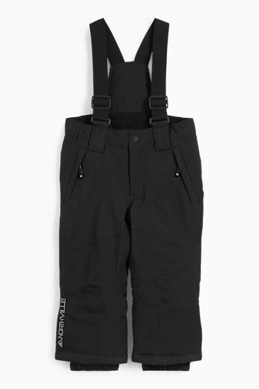 Enfants garçons - Pantalon de ski - imperméable - noir