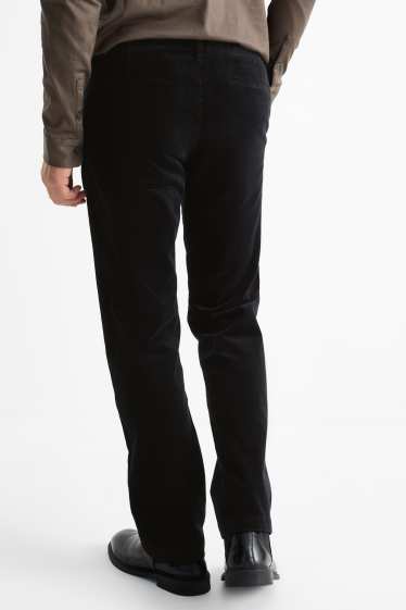 Home - Pantalons de pana - regular fit - negre