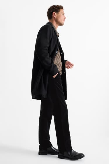 Home - Pantalons de pana - regular fit - negre