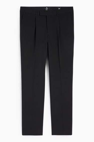 Hommes - Pantalon de smoking - regular fit - Flex - LYCRA® - noir