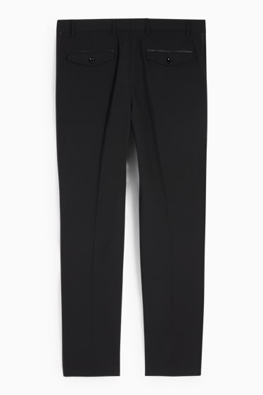 Hommes - Pantalon de smoking - regular fit - Flex - LYCRA® - noir