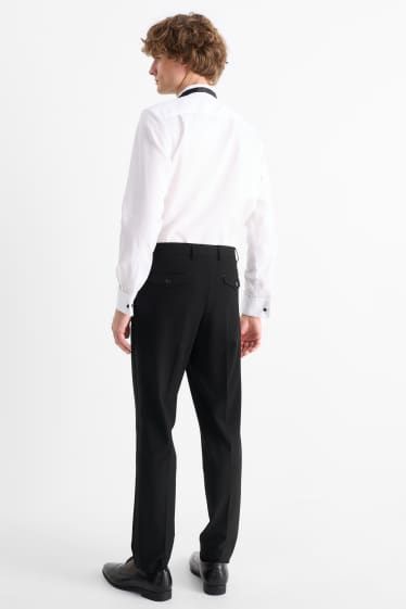 Hommes - Pantalon de smoking - regular fit - Flex - LYCRA® - noir