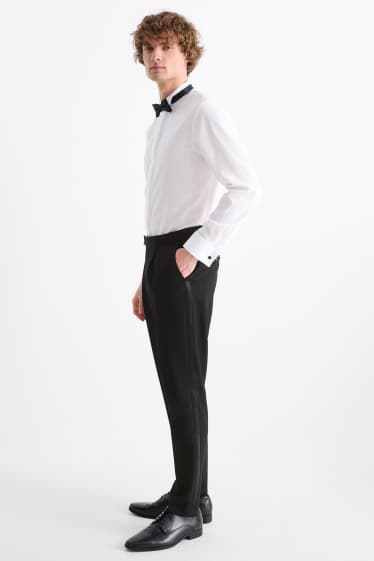 Hommes - Pantalon de smoking - regular fit - Flex - LYCRA® - noir