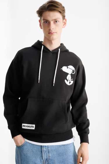 Herren - Hoodie - Snoopy - schwarz