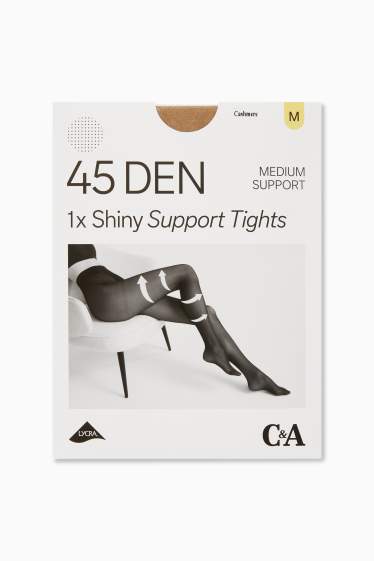 Women - Tights - LYCRA® - 45 denier - beige