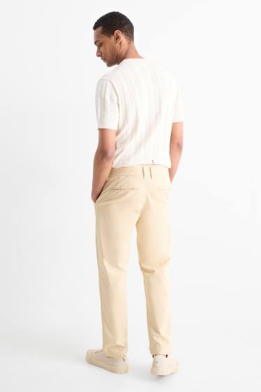 Hommes - Chino - tapered fit - beige