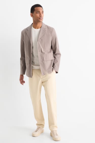 Hommes - Chino - tapered fit - beige