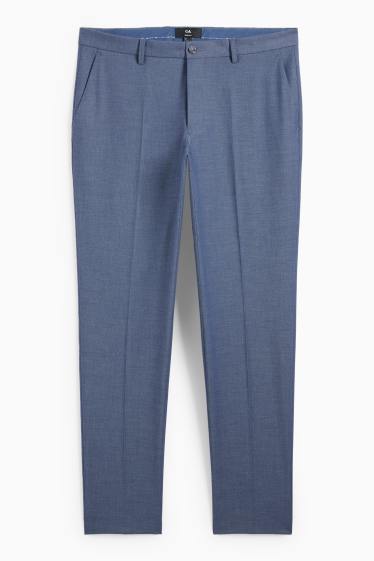 Men - Mix & match trousers - slim fit - Flex - dark blue