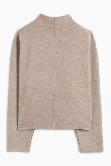 Femmes - Sweat - marron chiné