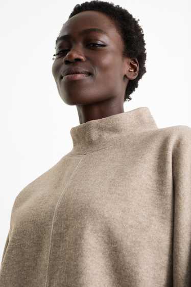 Femmes - Sweat - marron chiné