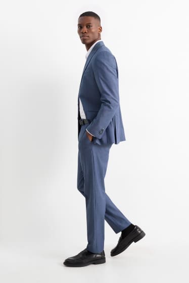 Men - Mix & match trousers - slim fit - Flex - dark blue