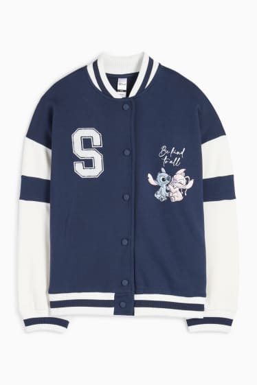Nena - Lilo & Stitch - jaqueta d’estil universitari - blau fosc