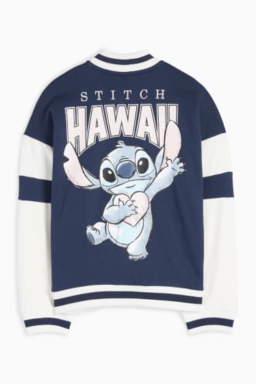 Nena - Lilo & Stitch - jaqueta d’estil universitari - blau fosc