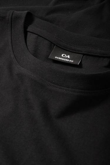 Herren - T-Shirt - Oversized - schwarz