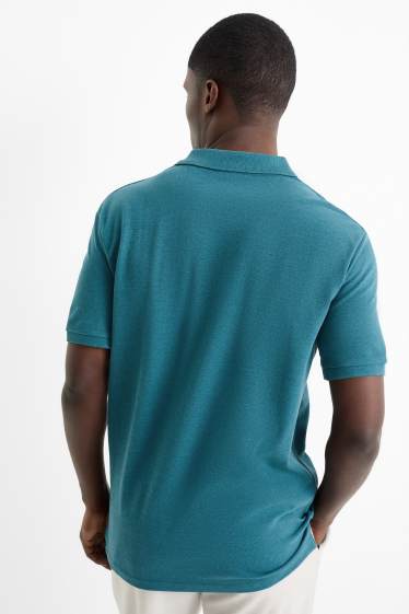 Hommes - Polo - turquoise
