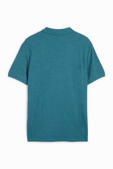Hommes - Polo - turquoise