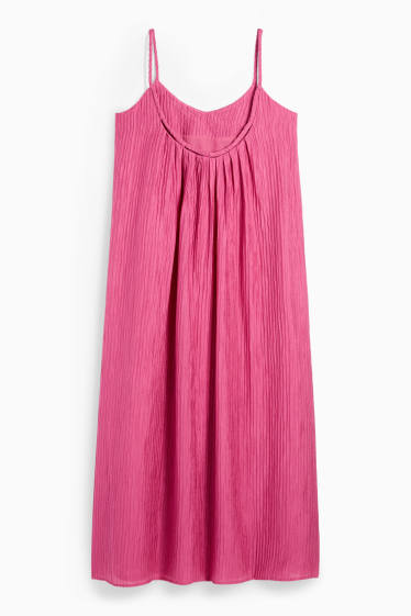 Femmes - Robe évasée - rose foncé