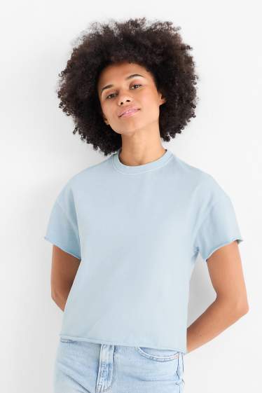 Femei - Tricou - regular fit - albastru deschis