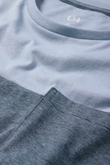 Herren - Shorty-Pyjama - dunkelblau