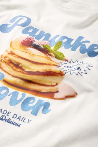 Nena - Pancake - samarreta de mànigues curtes - blanc