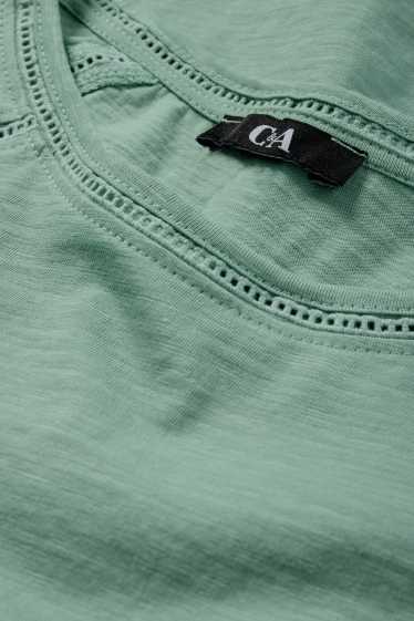 Damen - T-Shirt - Regular Fit - grün