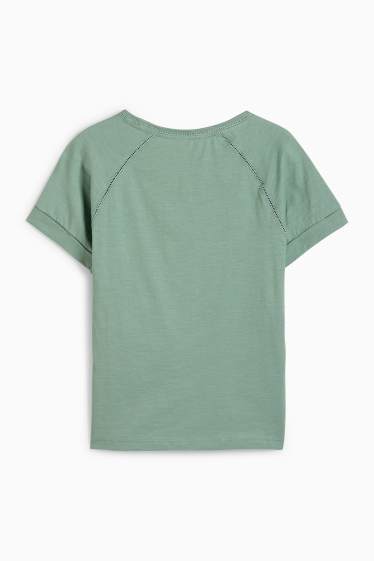 Damen - T-Shirt - Regular Fit - grün