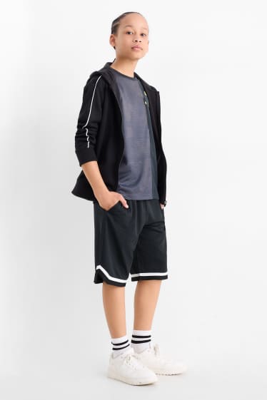 Kinder Jungen - Funktions-Bermudas - schwarz