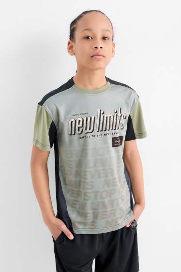 Kinder Jungen - Funktions-Shirt - hellgrün