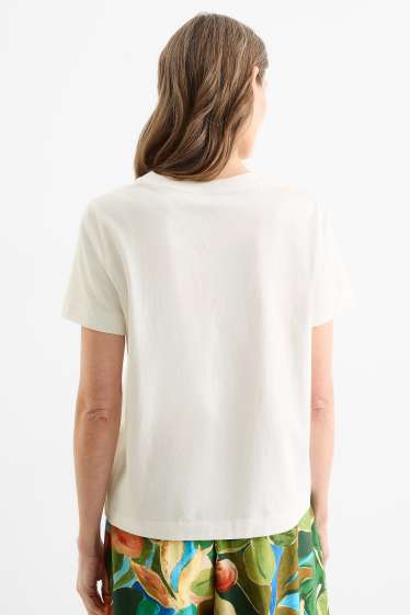 Dames - T-shirt - regular fit - wit