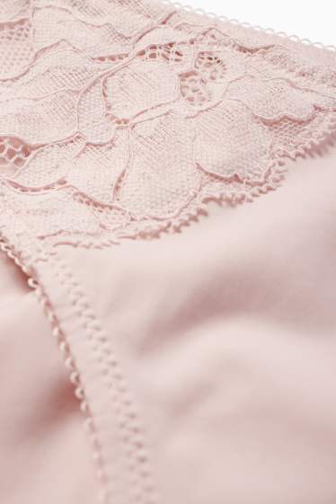 Damen - Slip - rosa