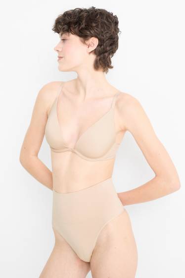 Damen - Shaping-Slip - seamless - hellbeige