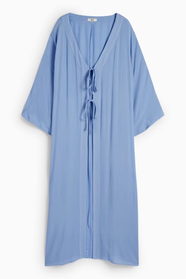 Dámské - Kimono - strukturované - modrá