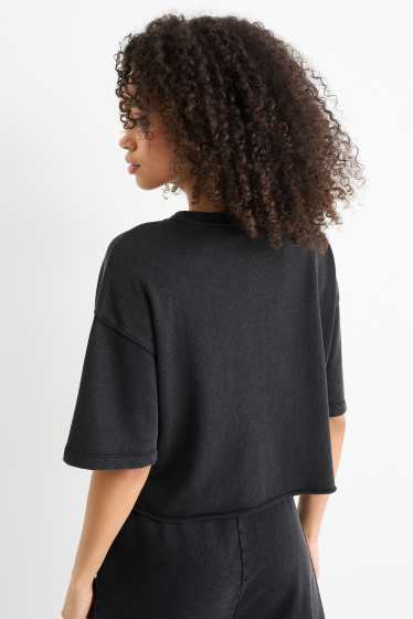 Dona - Samarreta de màniga curta - oversized - negre