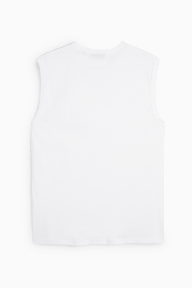 Pánské - Tank top - bílá