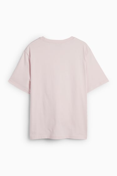 Damen - T-Shirt - Oversized - rosa