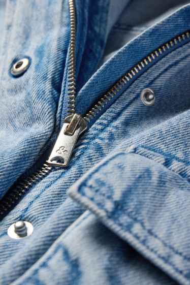 Damen - Jeans-Blouson - helljeansblau