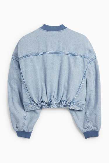 Damen - Jeans-Blouson - helljeansblau