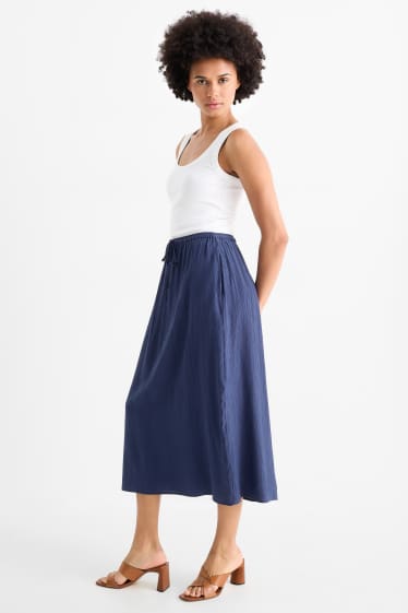 Women - Skirt - dark blue