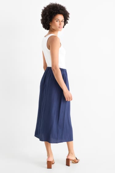 Women - Skirt - dark blue