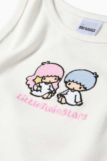 Kinder Mädchen - Hello Kitty and Friends - Top - gerippt - weiss