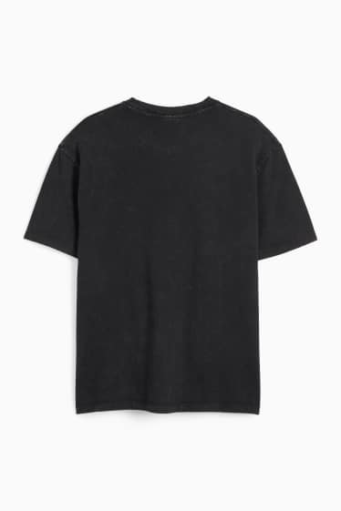 Men - T-shirt - relaxed fit - black