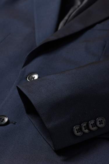 Herren - Anzug mit Krawatte - Regular Fit - 4 teilig - dunkelblau