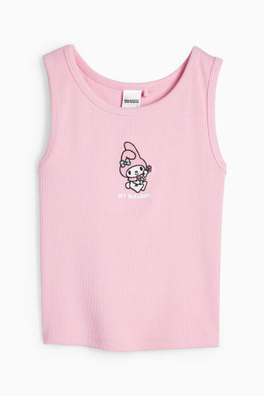 Kinder Mädchen - My Melody - Top - gerippt - pink